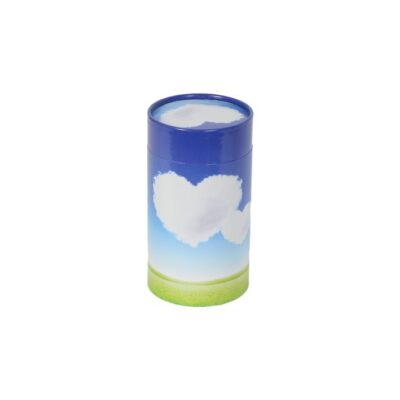 Urne carton enfant coeurs