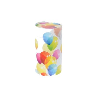 Urne carton enfant ballons
