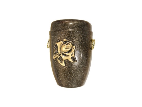 Urne rose relief