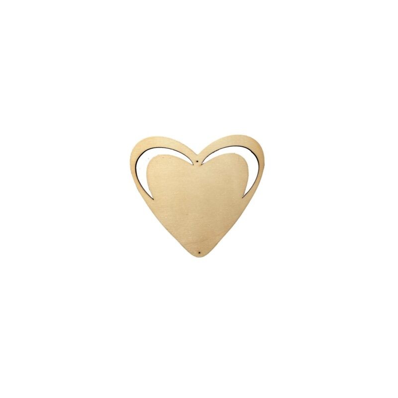 Coeur double Bois