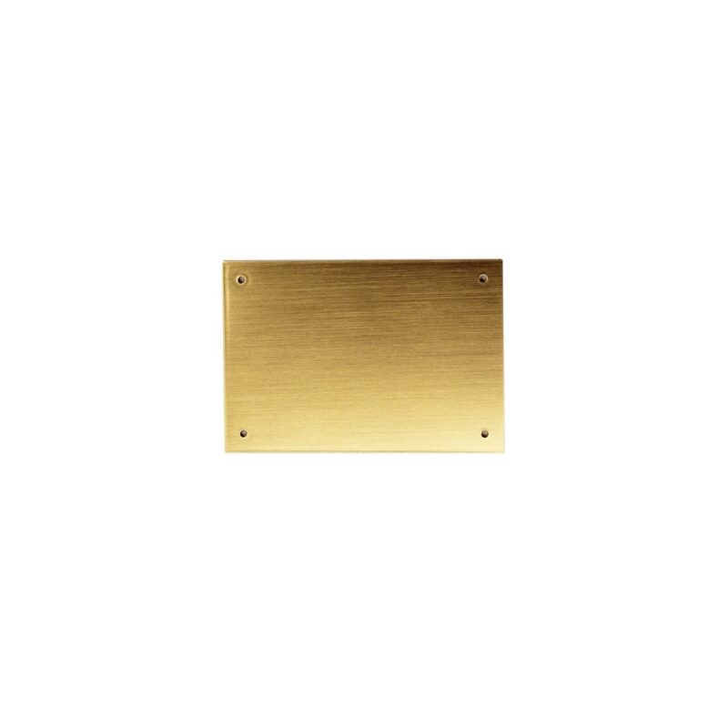 Plaque identité à graver 145x100 mm