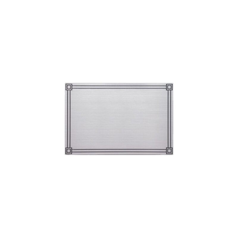 Plaque identité à graver 175x115 mm – Image 2