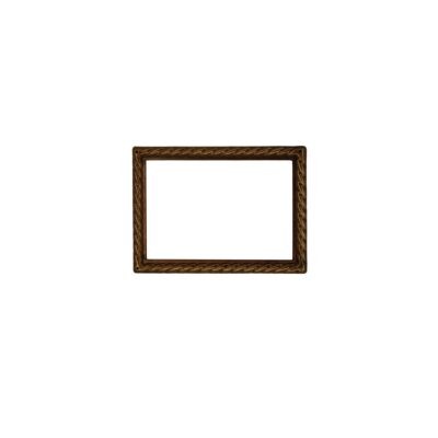 Cadre Zamac pour plaque identité