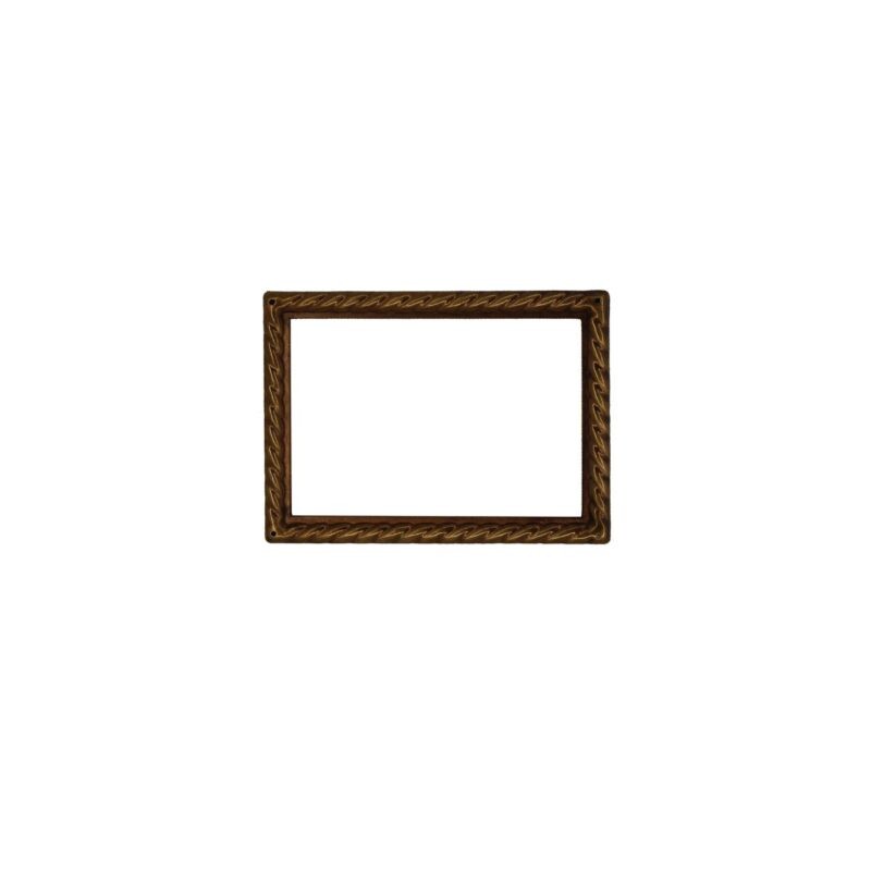 Cadre Zamac pour plaque identité