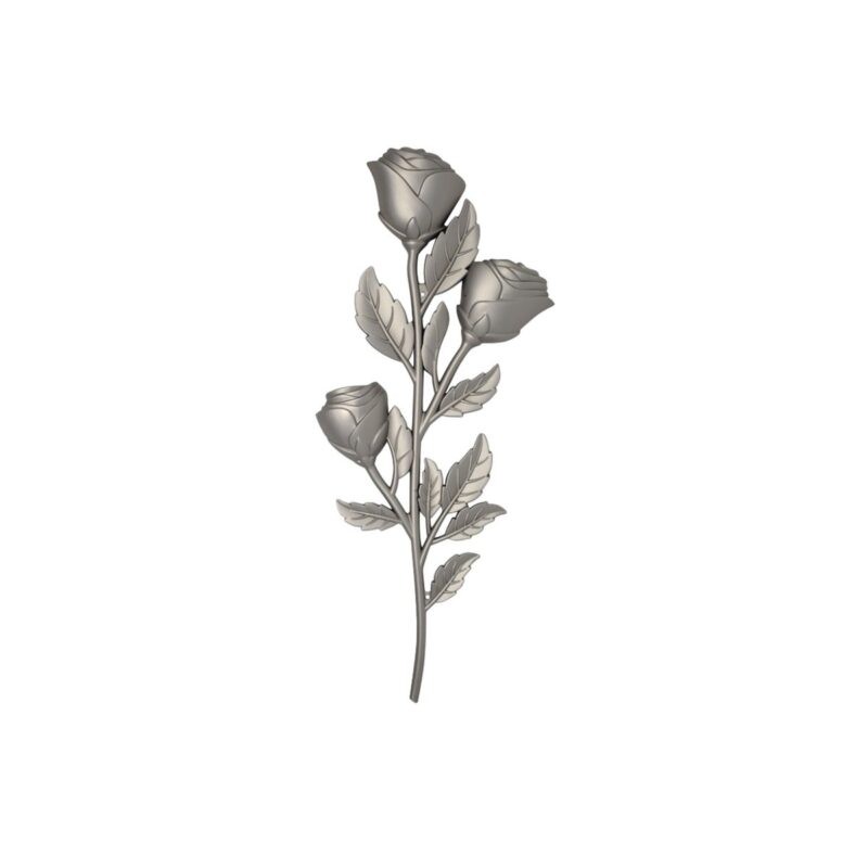 Branche de rose Zamac – Image 4