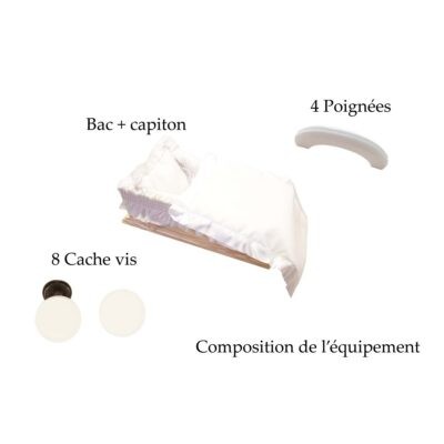 Equipement enfant bois blanc