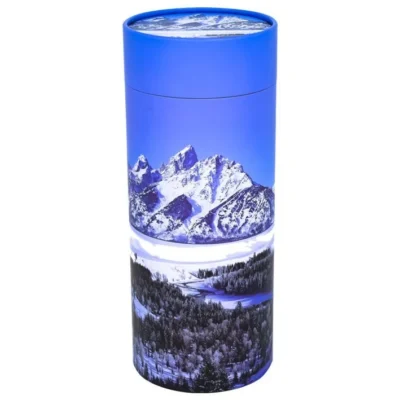 Urne carton montagne