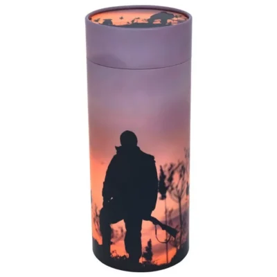 Urne carton chasseur