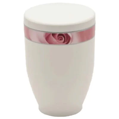 Urne Blanche Rose