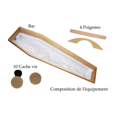 Equipement parisien bois brut